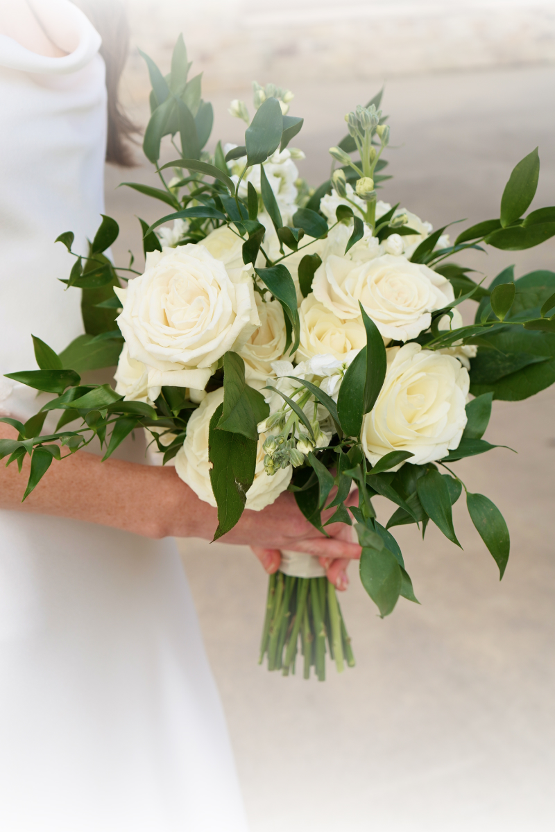 Garden theme wedding flowers